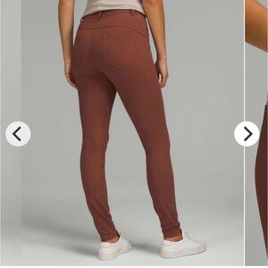 Lululemon City Slerk Slim-Fit 5 Pocket High-Rise Pant. Ancient Copper Women’s
